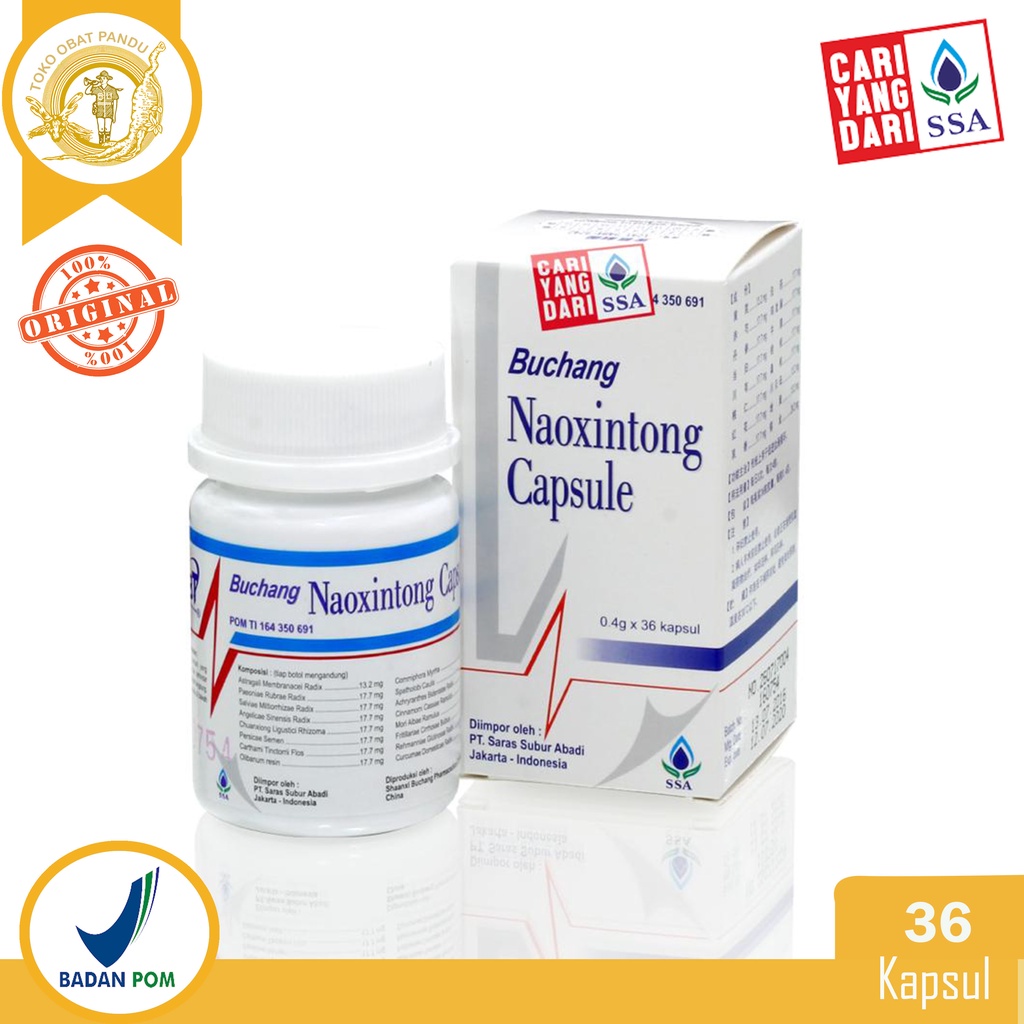 BUCHANG NAOXINTONG CAPSULE (BOTOL KECIL) / OBAT STROKE