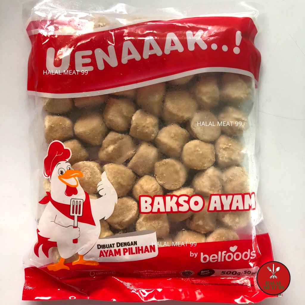 Jual Belfoods Bakso Ayam Kemasan 500 Gr Shopee Indonesia