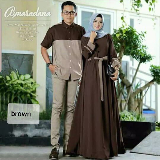 Jual GH CP JUMBO ANDILE / BAJU COUPLE MUSLIM UNTUK LEBARAN / KOPLAN