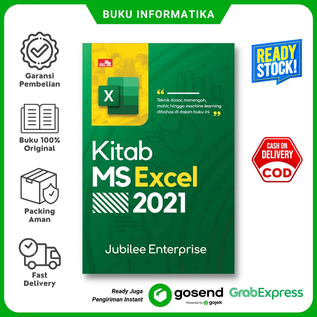 Jual Buku Kitab MS Excel 2021 - Elexmedia Komputindo | Shopee Indonesia