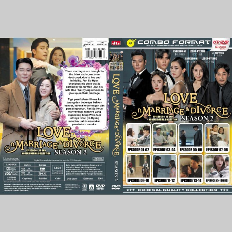 Jual KASET KOLEKSI DRAKOR LOVE FT MARRIAGE & DIVORCE SEASON 2 EPISODE 1 ...