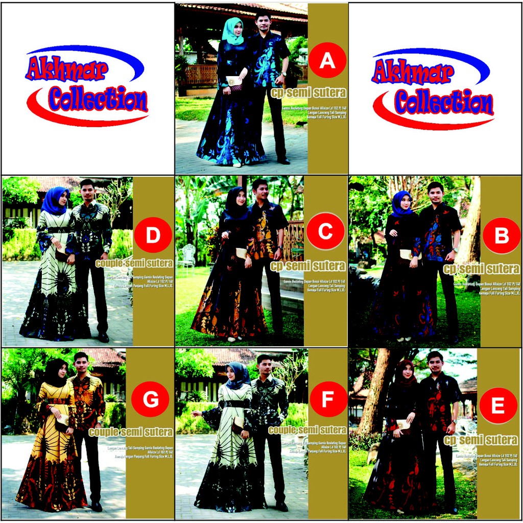 Jual Batik Couple Modern Bahan Semi Sutera | Shopee Indonesia