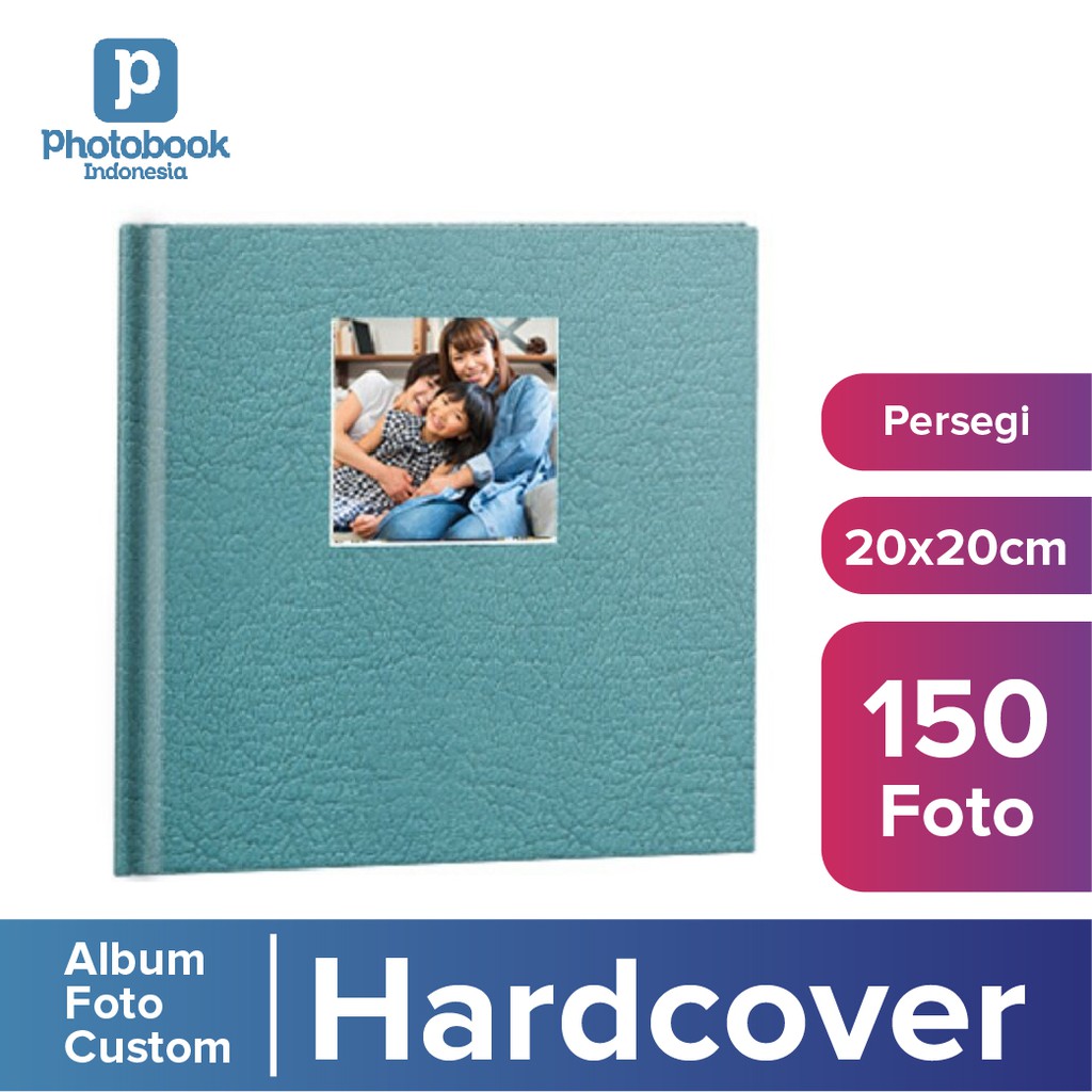 Jual Photobook Voucher 8"x8" Album Foto Custom 40 Halaman Hardcover