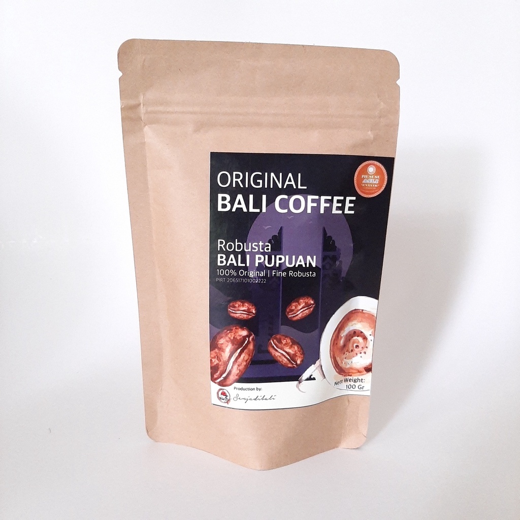 Jual Kopi Original Bali Coffee Robusta Kintamani Senjadibali Gr