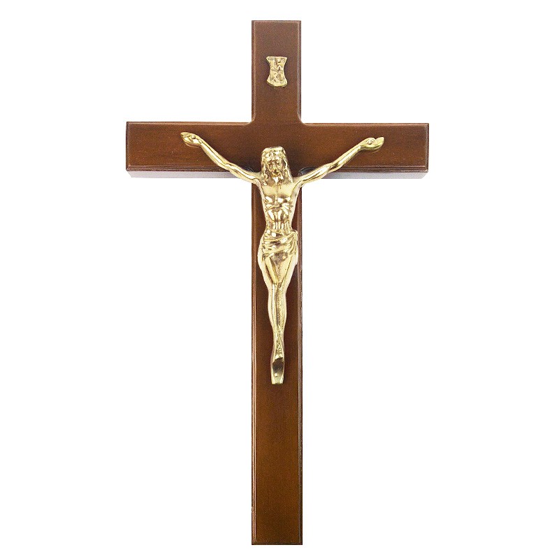 Jual Salib Dinding Gantung Kayu Jati Corpus Patung Tubuh Yesus Inri ...