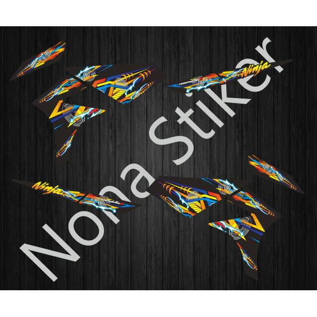 Jual STICKER STRIPING DECAL NINJA R GRAFIS UNGKEL | Shopee Indonesia