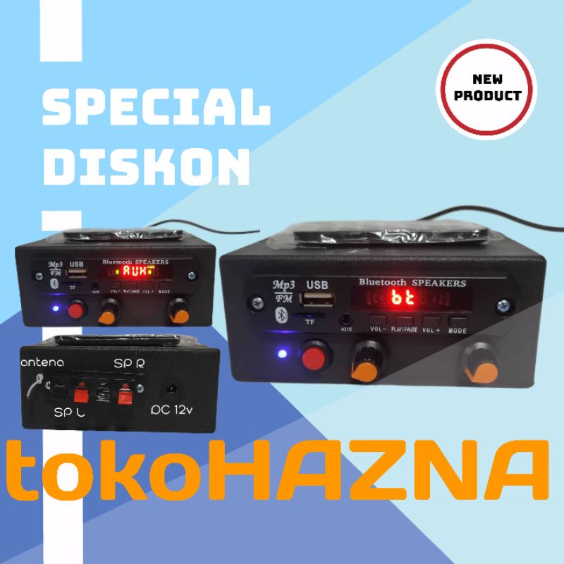 Jual Amplifier Power Ampli mini rakitan 12v DC dengan Mp3 bluetooth ...
