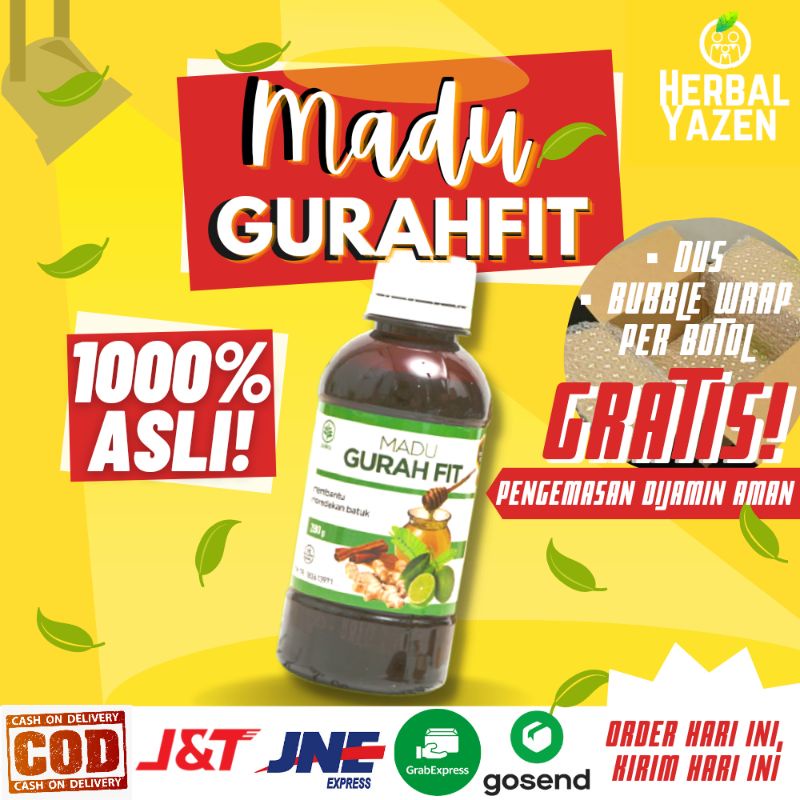 Jual Madu Gurah Fit Original Gurahfit Obat Herbal Sakit Batuk Tenggorokan Sesak Nafas Asma 6798