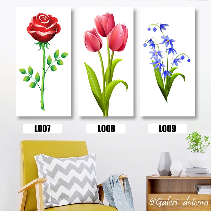 Galeri Hiasan Dinding Kayu Dekorasi Rumah Wall Decor - L007-L008-L009