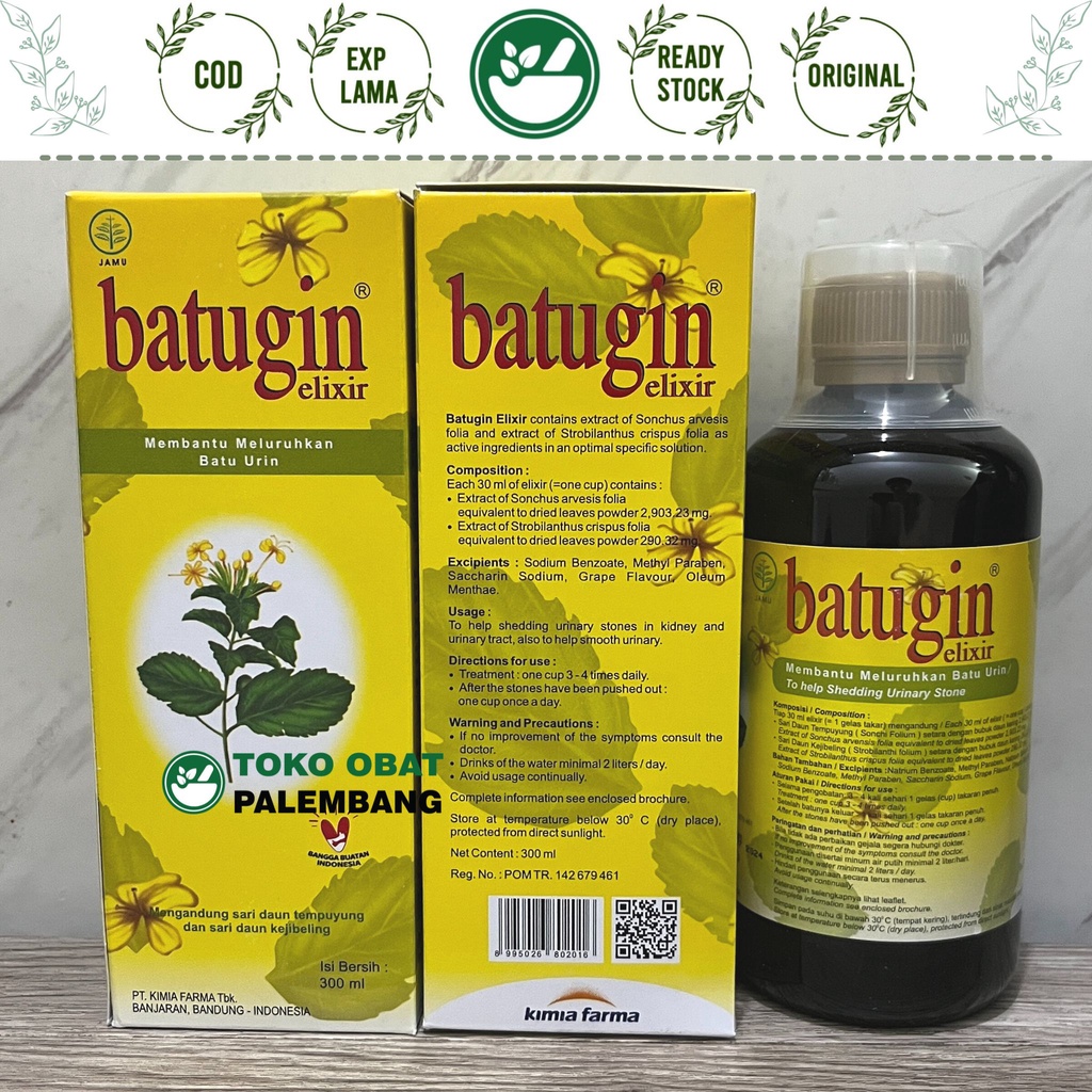 Jual BATUGIN ELIXIR 300ML MELURUHKAN BATU URIN BATU GINJAL SALURAN ...