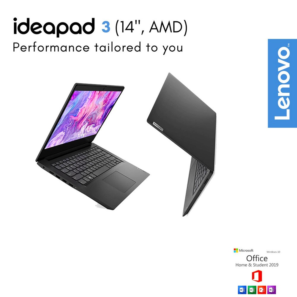 Jual Lenovo IdeaPad 14ADA05, AMD R3-3250U/4GB/256GB/NoOdd/W10HSL