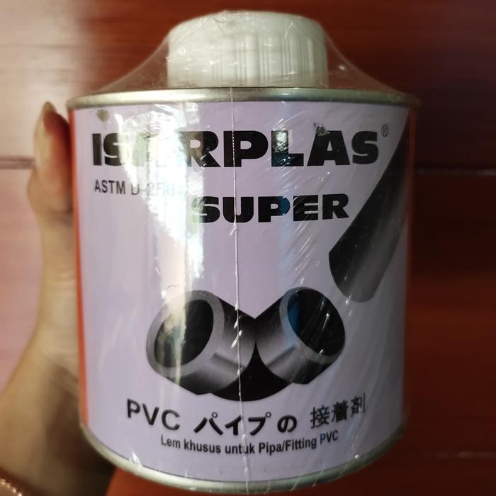 Jual Lem Pipa Isarplas Pvc Kaleng 400gr Lem Pipa Isarplas Kaleng