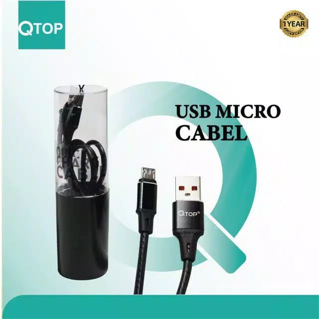 Jual Kabel Data Qtop Botol Cable Fast Speed Suport Fast Charging Kabel ...