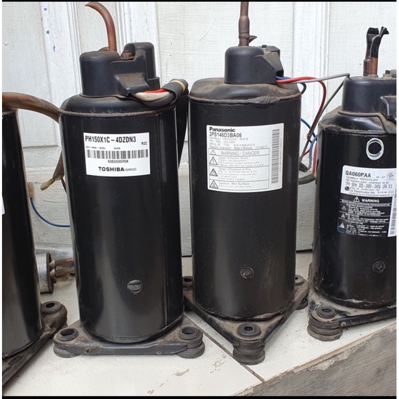 Jual kompresor ac semua merk R22 R410 R32 ready original bawaan pabrik ...