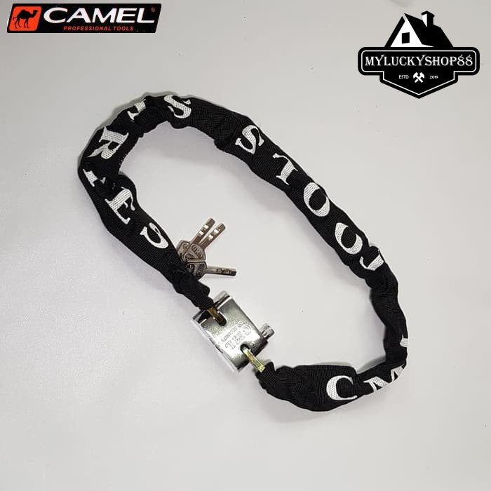 Jual Camel Gembok Rantai Motor 80cm - Chain Lock Helm 80 cm | Shopee ...