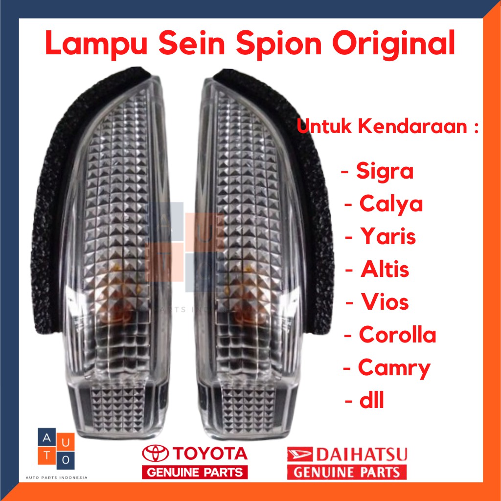 Jual Lampu Sein Spion Calya Sigra New Yaris Camry Altis Vios Original Shopee Indonesia