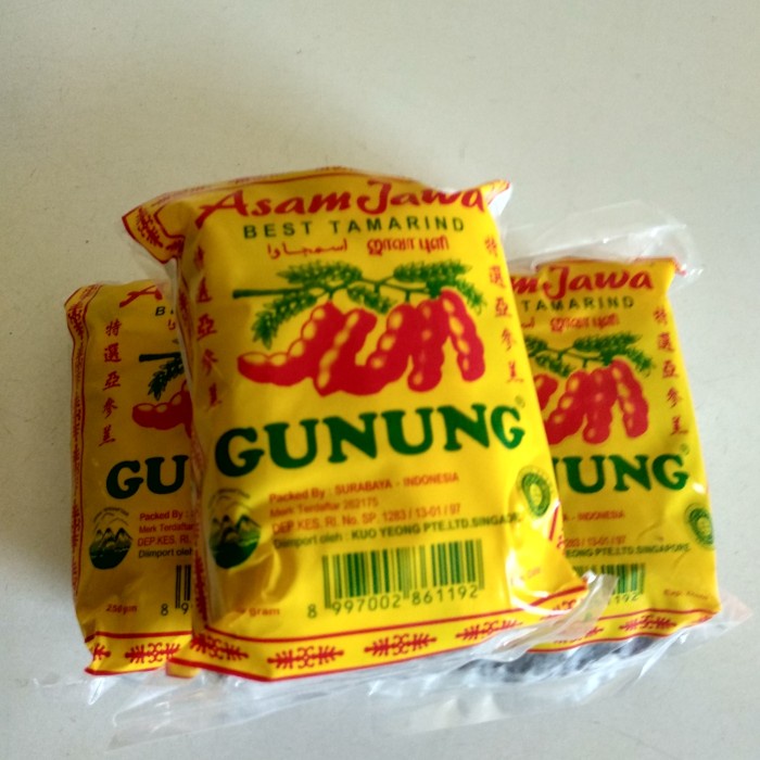 Jual New Asem Jawa Asam Jawa Cap Gunung Tanpa Biji 250gr Shopee Indonesia