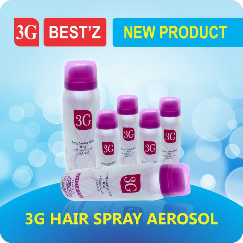 Jual PRODUK- 3G HAIR SPRAY AEROSOL 420ML/HAIR SPREY RAMBUT/PENGERAS