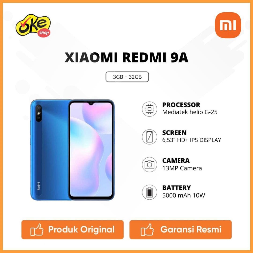 Jual Xiaomi Redmi 9A 3/32GB | Shopee Indonesia