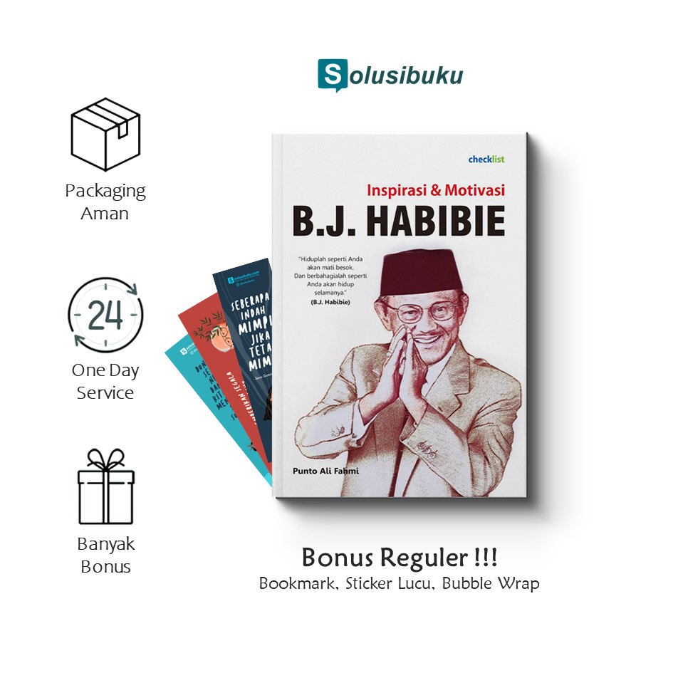 Jual Buku B.J Habibie: Inspirasi & Motivasi (Checklist) | Shopee Indonesia