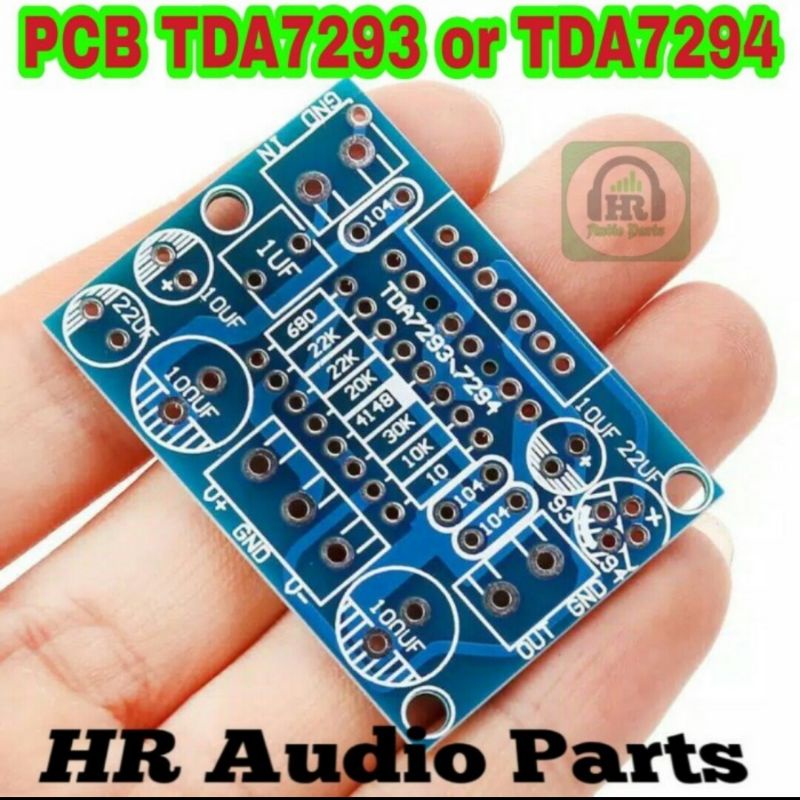 Jual PCB TDA7293 / TDA7294 Mono Amplifier 100W Pcb Double Layer