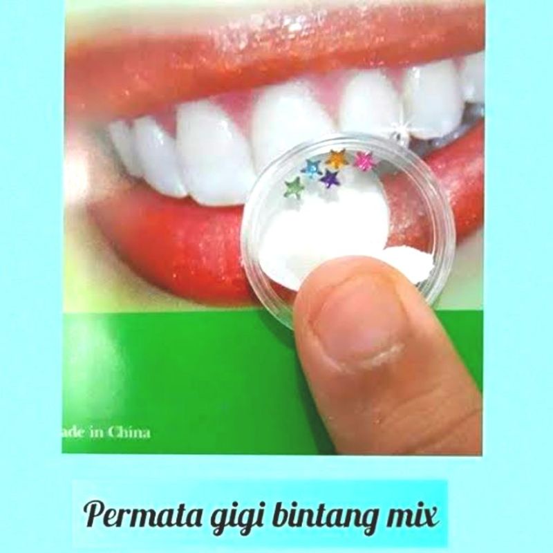 Jual TERMURAH !! 5 Pcs Diamond Gigi Mix Warna / Berlian Gigi / Diamond ...