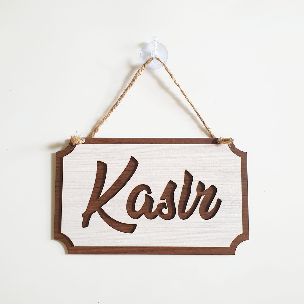 Jual Sign Cafe Kasir Kotak Nail Your Art Signage Laser Cutting Shopee Indonesia 7659