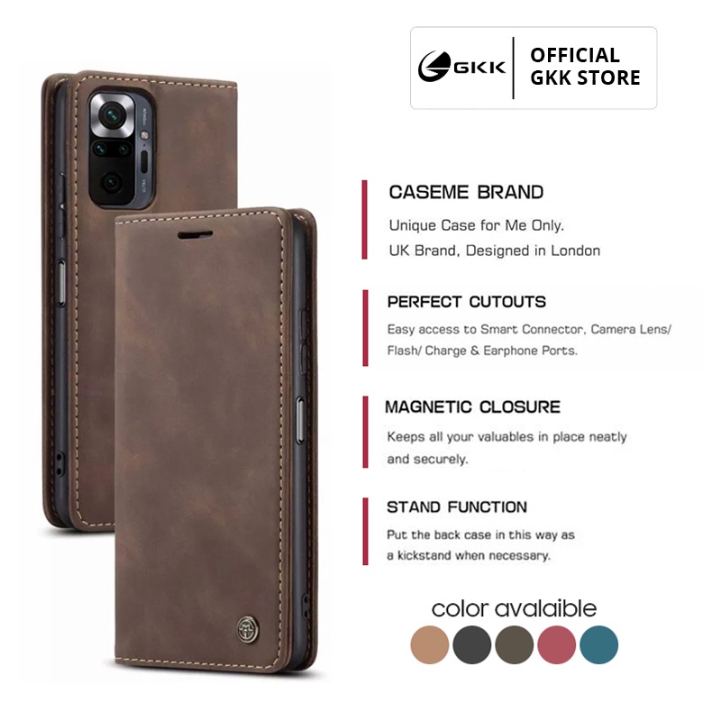 Custodia Flip Portafoglio Per Xiaomi Redmi Note 8/9/10/Pro – Pelle Sintetica – 360°