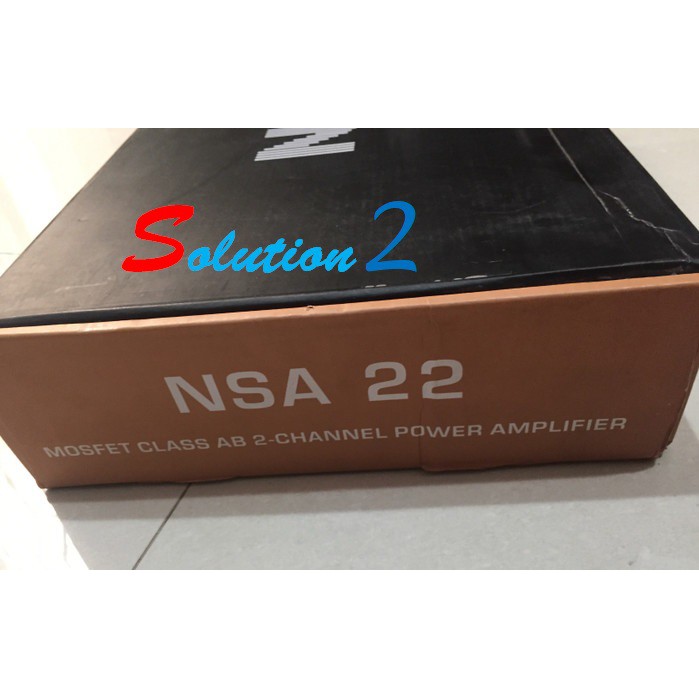 Jual Power 2channel NS Audio NSA-22 High End Baru Gress bukan Audison ...