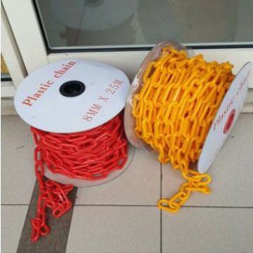 Jual PLASTIC CHAIN / RANTAI PLASTIC PVC 8 MM X 25 METER (MURAH ...