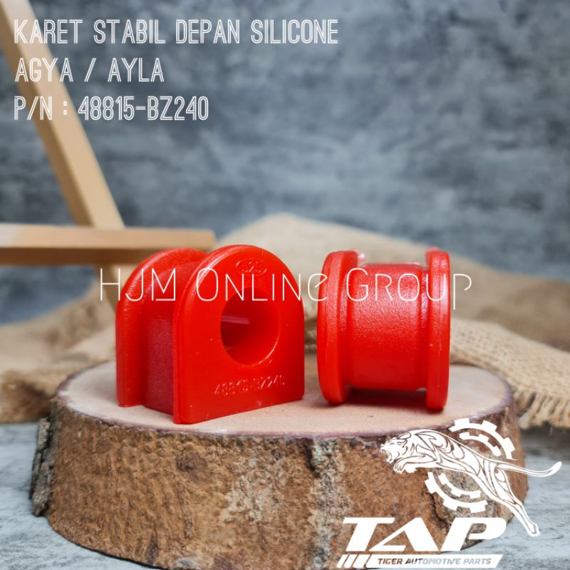 Jual Karet Stabilizer Depan Karet Stabil Roti Agya Ayla Silocone Merah Shopee Indonesia