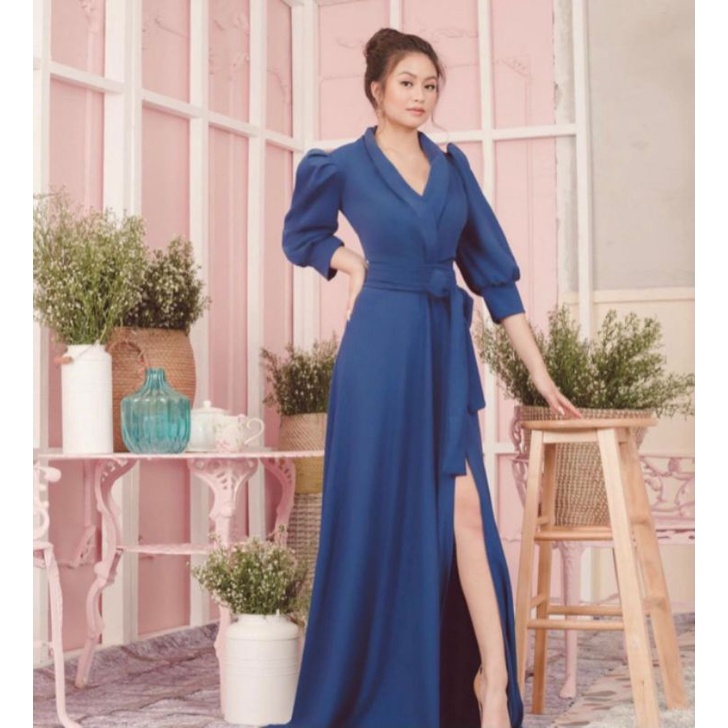 Jual Sarika Longdress Party Dress Dress Bridesmaid