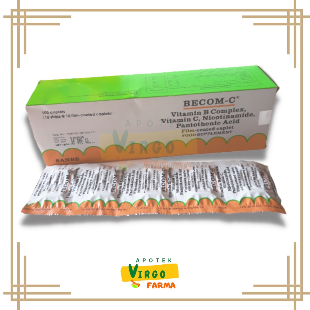 Jual becom C multivitamin untuk daya tahan tubuh | Shopee Indonesia