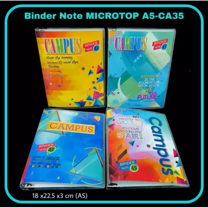 Jual MAP BINDER / BINDER NOTE CAMPUS University College UKURAN A5 ...