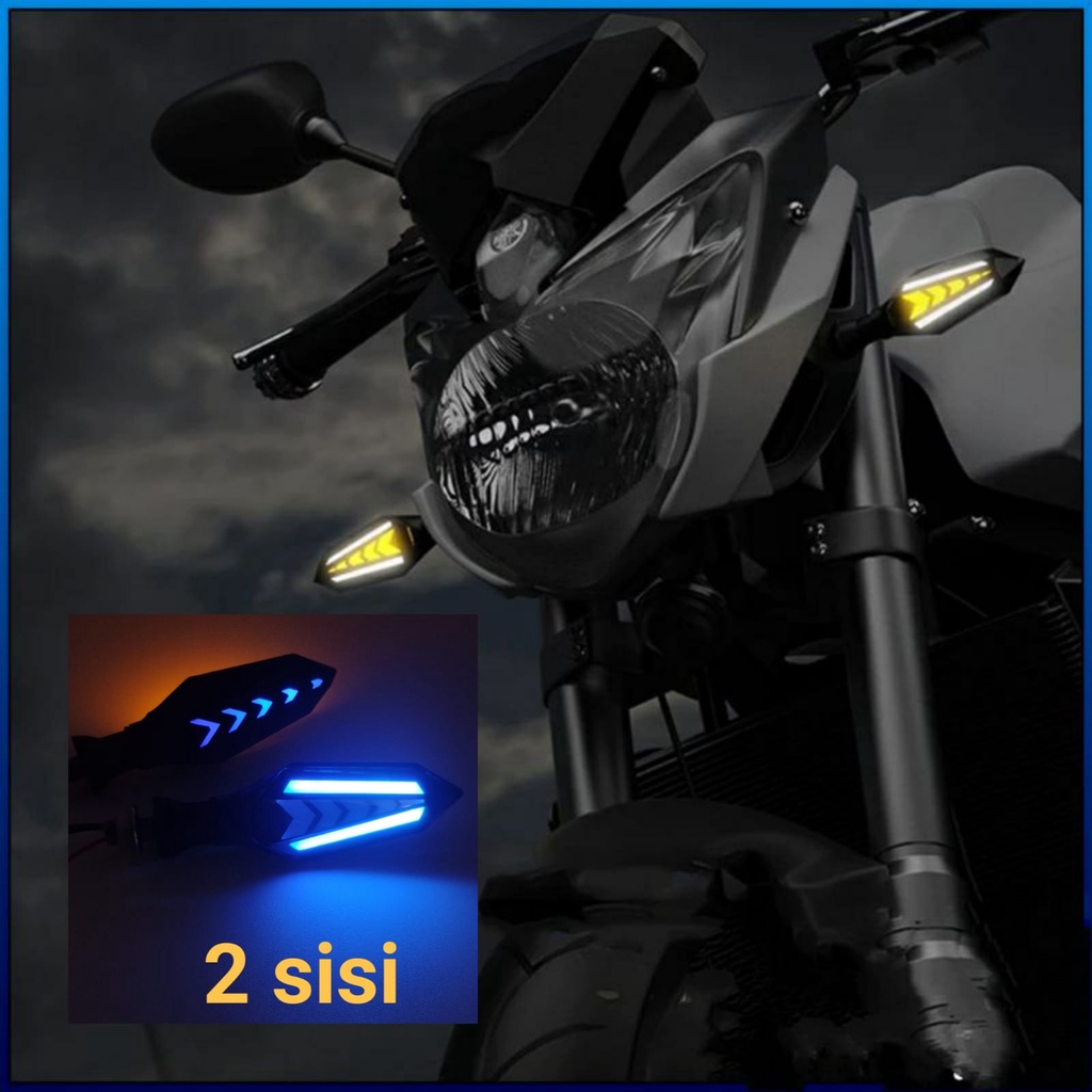 Jual Lampu Sein Motor Led Running 2 Sisi Sen Led Running Motor Vixion