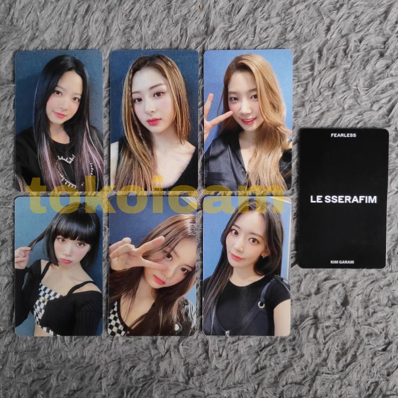 Jual Photocard LE SSERAFIM Fearless selfie selca ver album | Hong
