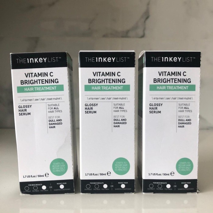 Jual Purbasa_Raa The Inkey List Vitamin C Brightening Hair Treatment Full Size Shopee Indonesia