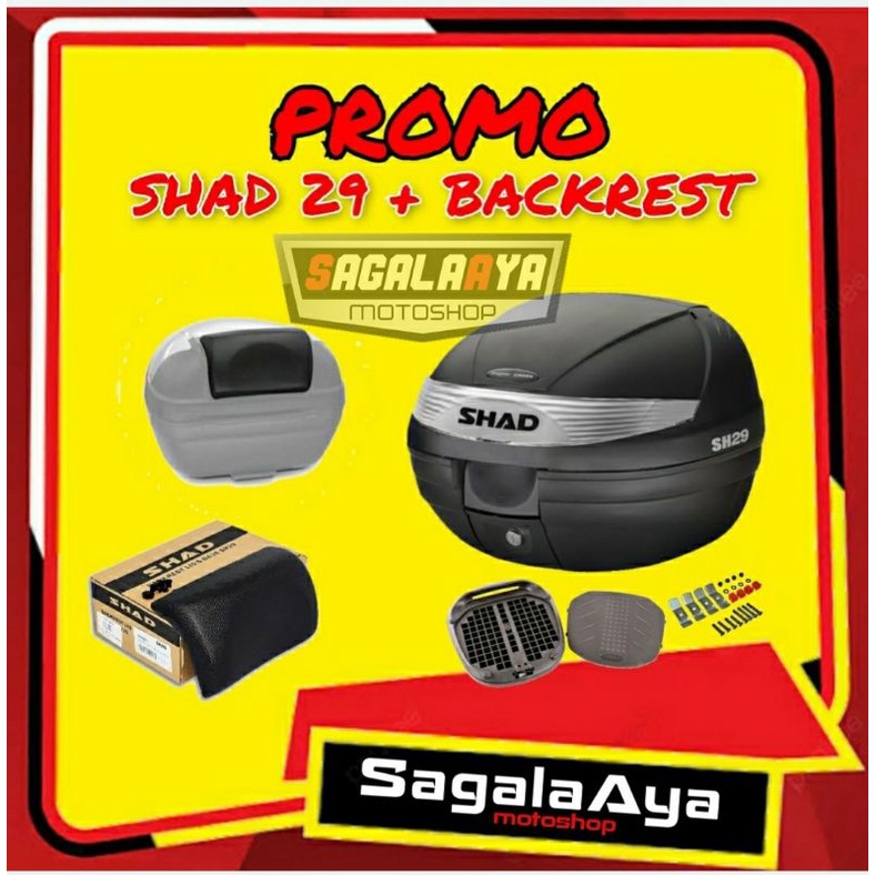 Jual Paket Promo Box Shad Sh Sh With Backrest Busa Sandaran Dan Baseplate Tatakan Box