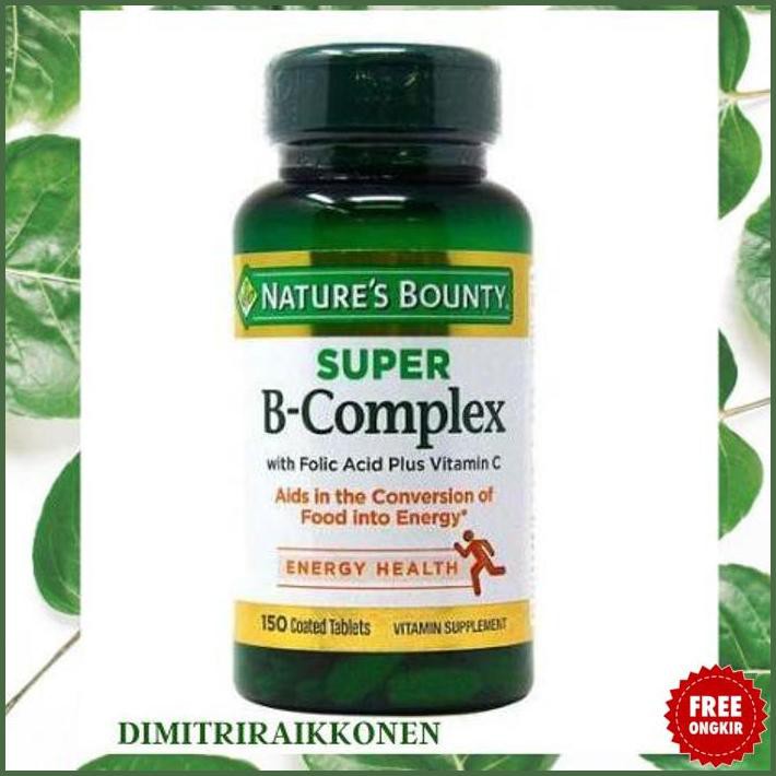 Jual Diskon Nature's Bounty Super B-complex With Folic Acid + Vitamin ...