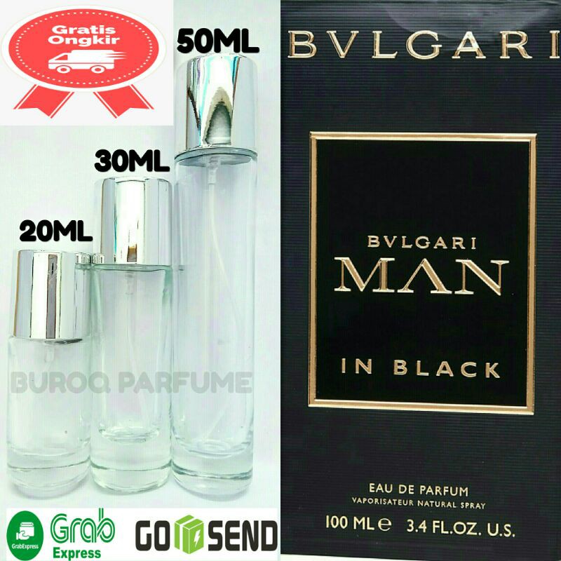 Wangi bvlgari 2024 man in black