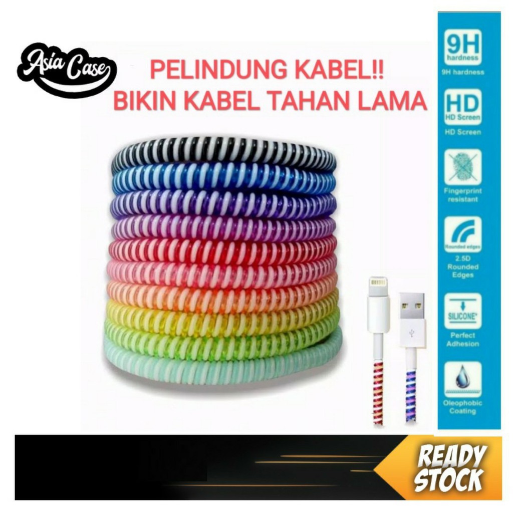 Jual Pelindung Kabel Carger / Pelindung Kabel Headset / Cable Protector ...