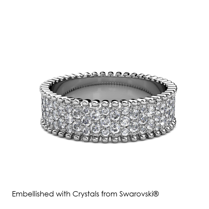 Jual Alexis Ring - Cincin Crystal kristal premium mewah berkilau by Her ...