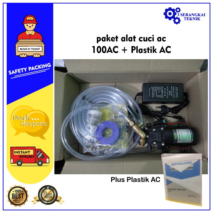 Jual paket alat cuci ac 100AC + Plastik AC | Shopee Indonesia