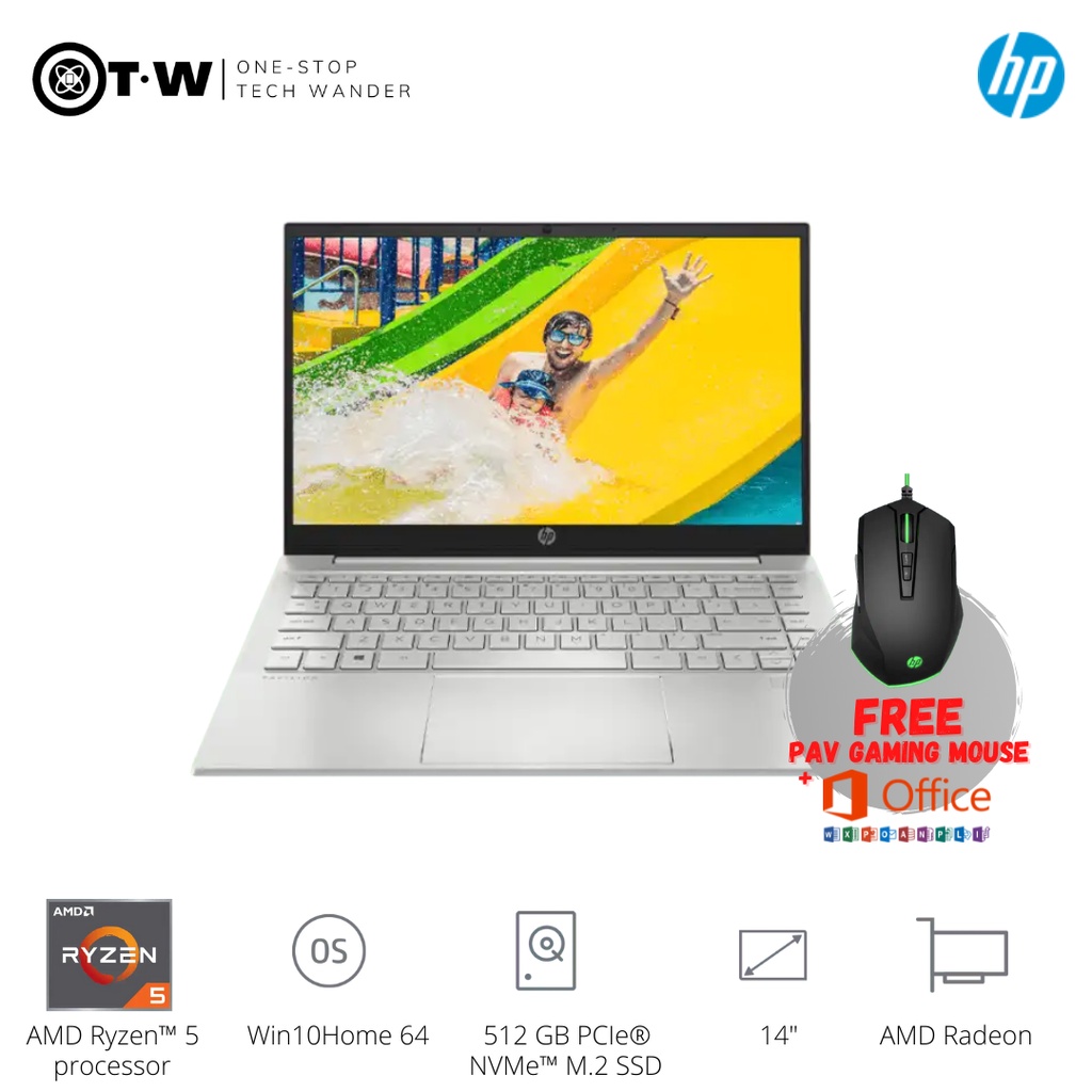 Jual HP Pavilion Laptop 14 Ec0013AU / Ec0014AU | Ryzen 5 5500U 16GB ...