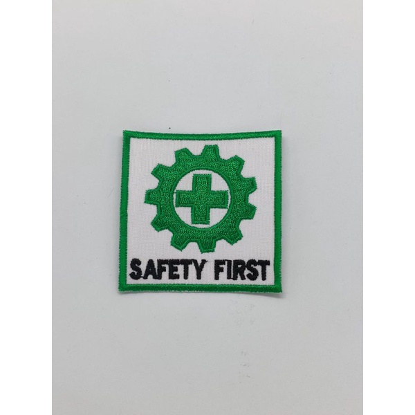 Jual Logo Bordir K Kotak Bedge Safety First Emblem Patch Shopee