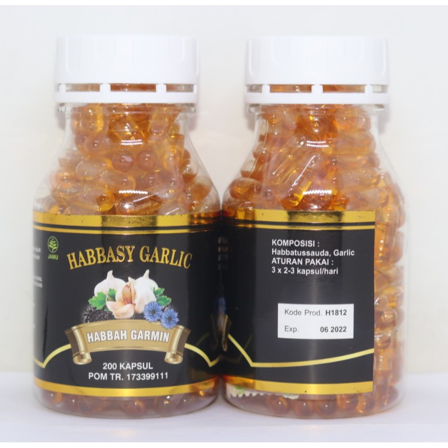 Jual Habbasyi Garlic isi 200 Kapsul Habbah Garmin | Shopee Indonesia