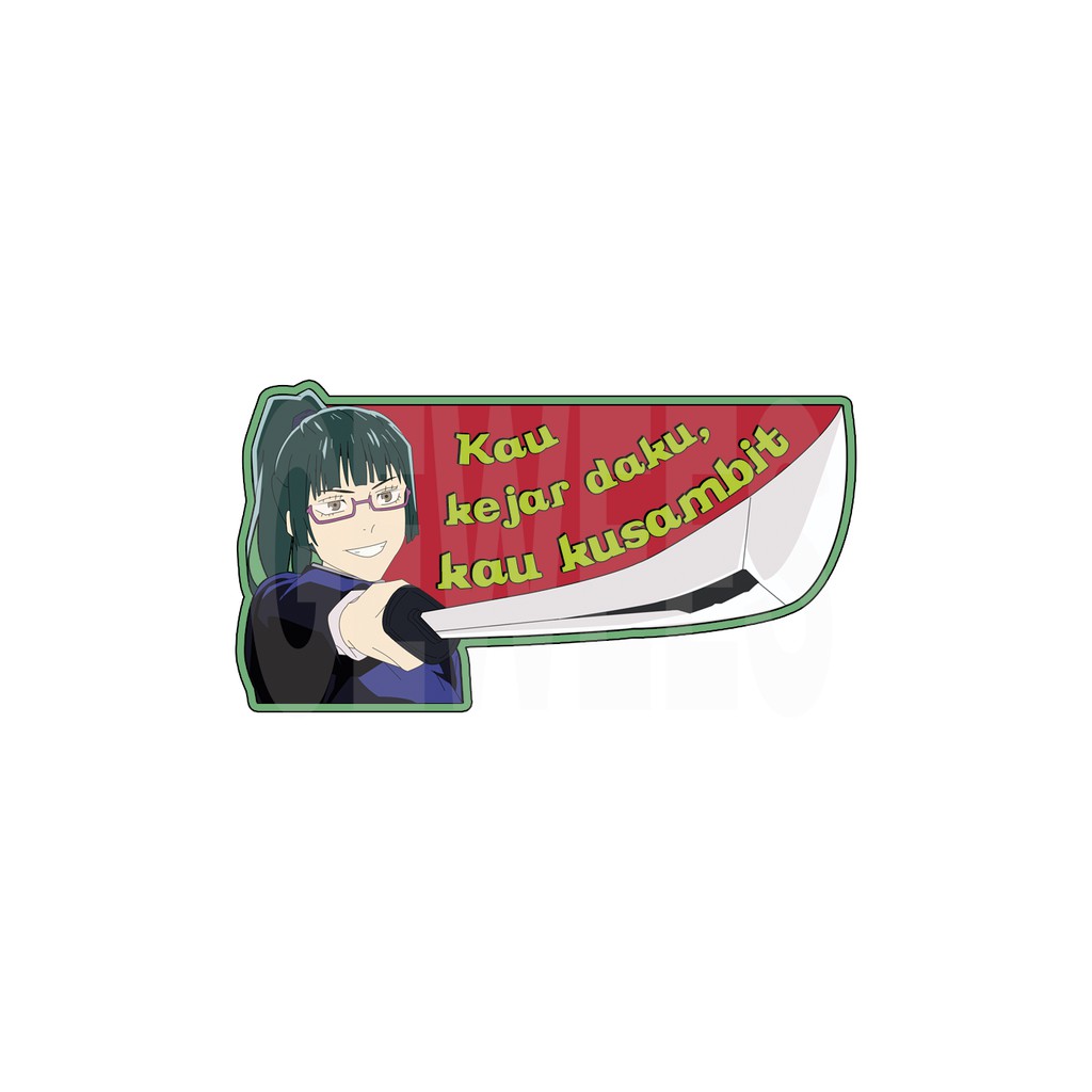 Jual Jujutsu Kaisen Dukun Dangdut Sticker (satuan) | Shopee Indonesia