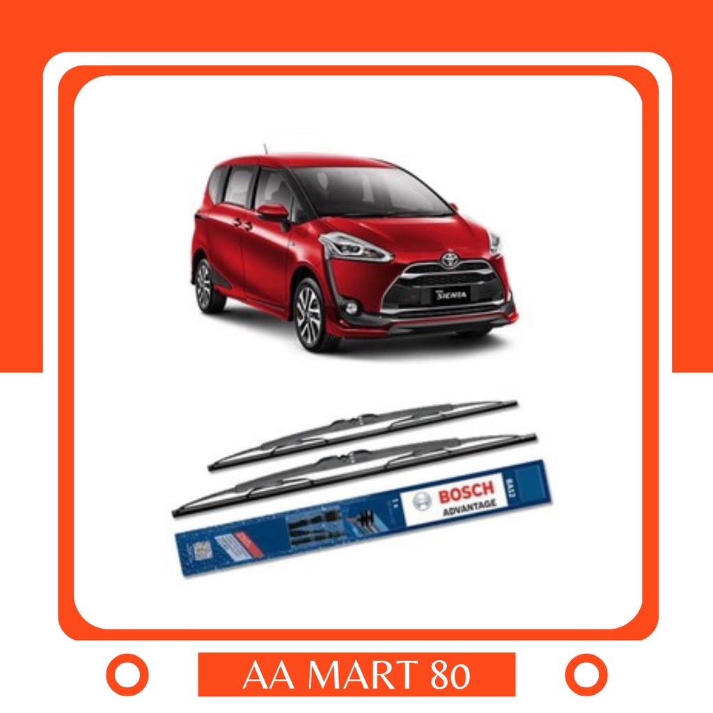 Jual Bosch Sepasang Wiper Kaca Mobil Toyota New Sienta Advantage Inch Shopee Indonesia