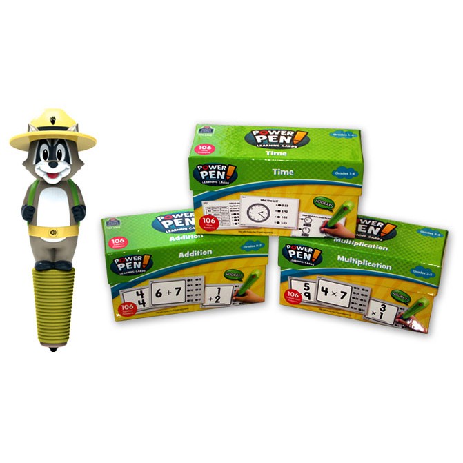 Jual Power Pen Ranger Rick with 3 Learning Cards Box Set (Addition ...