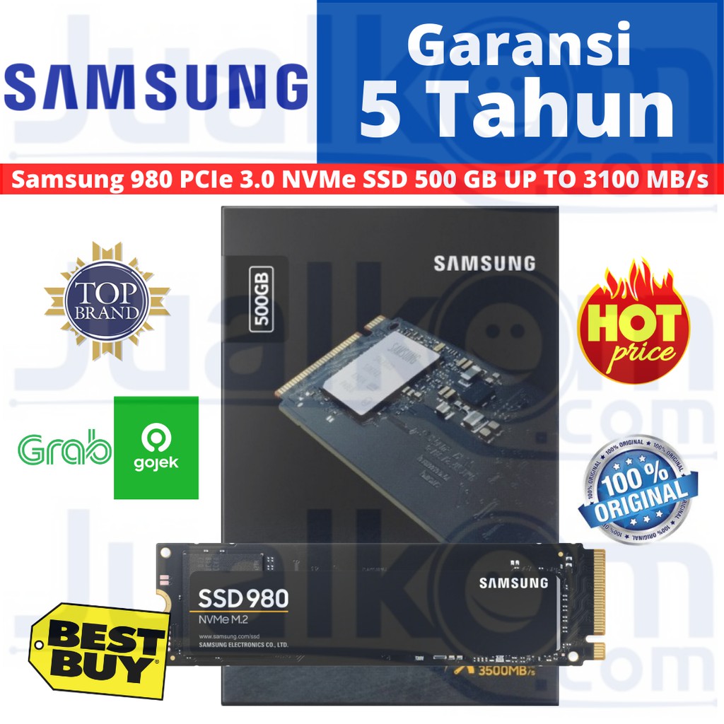 Samsung 980 500GB 500 GB NVMe SSD Up To 3100 MB/s ALT 970 EVO PLUS